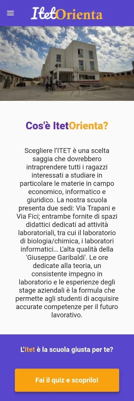 Homepage ITET Orienta