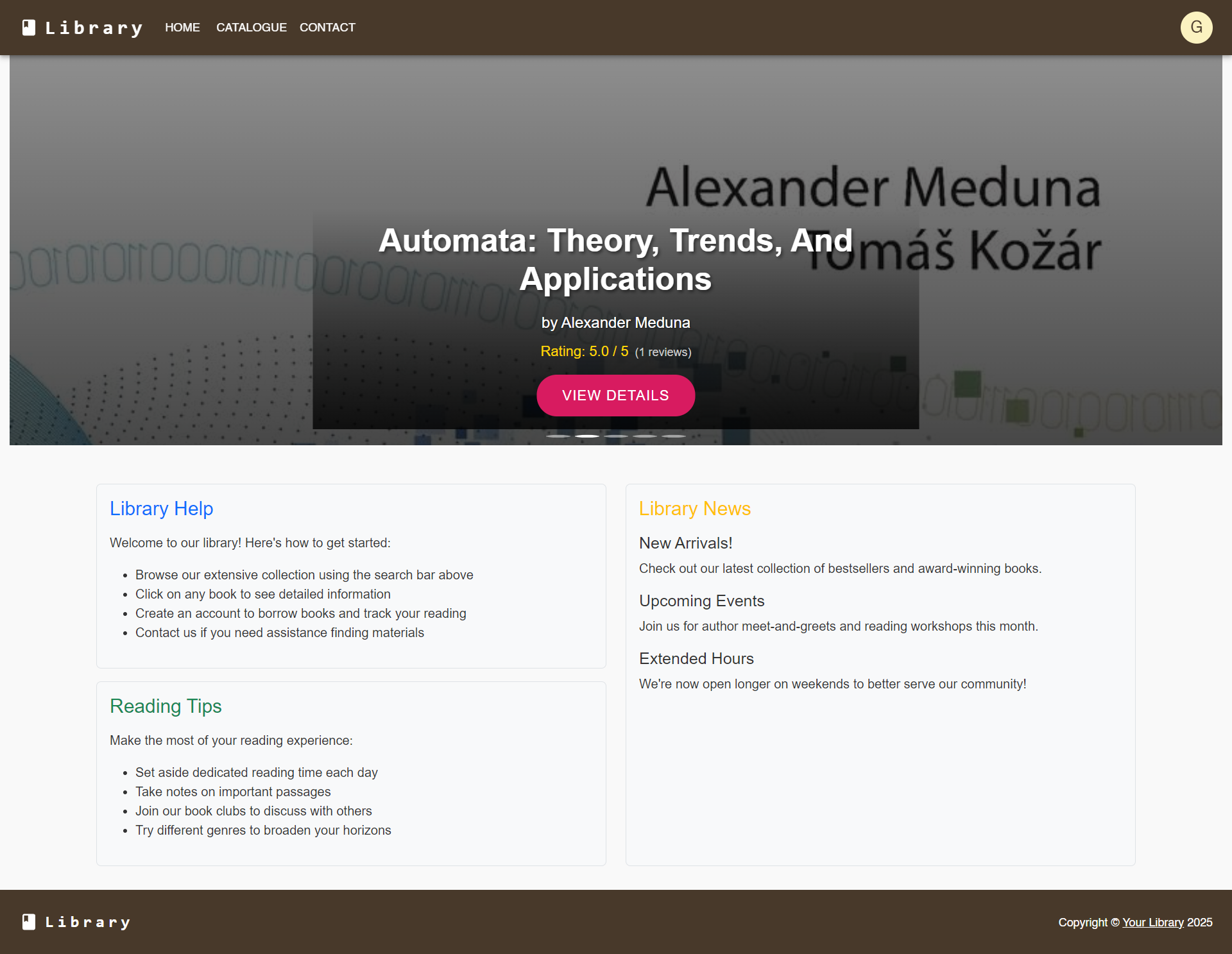 Homepage